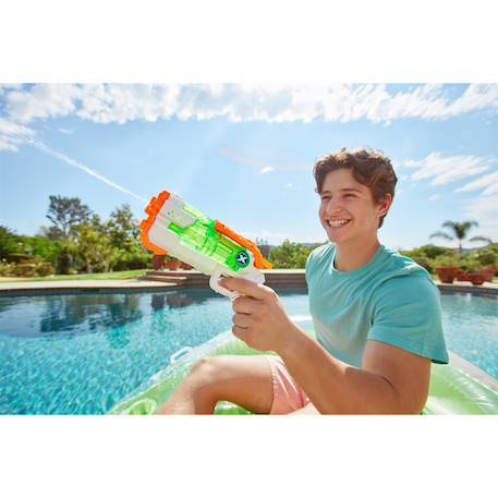 Xshot water - fast-fill micro blaster à eau Blanc et vert 4 - vertbaudet enfant 