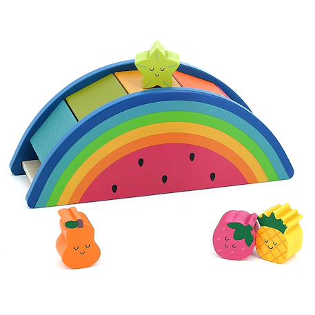 Boite à formes pastèque Bleu 4 - vertbaudet enfant 