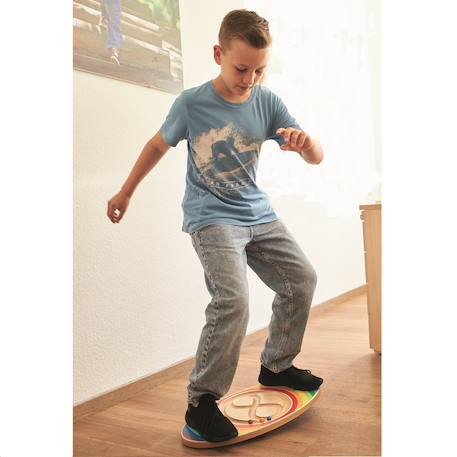 Planche d'équilibre en bois labirinto Beige 2 - vertbaudet enfant 