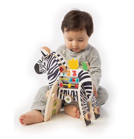 Jouet d'activité zèbre safari Beige 5 - vertbaudet enfant 