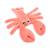 Peluche homard maman et son bébé corail Rose 3 - vertbaudet enfant 