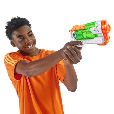 Xshot water - fast-fill micro blaster à eau Blanc et vert 5 - vertbaudet enfant 