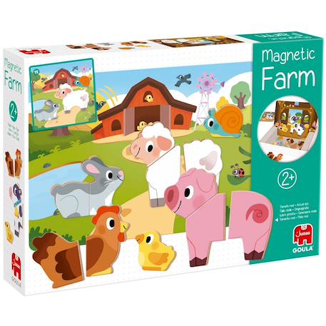Ferme magnétique Blanc 1 - vertbaudet enfant 