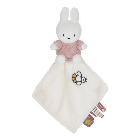 Doudou plat  miffy - fluffy Bleu et blanc+Rose 8 - vertbaudet enfant 