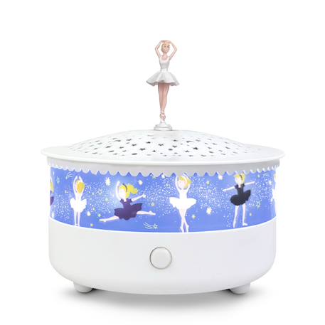 Veilleuse projecteur d'étoiles ballerine Blanc 1 - vertbaudet enfant 