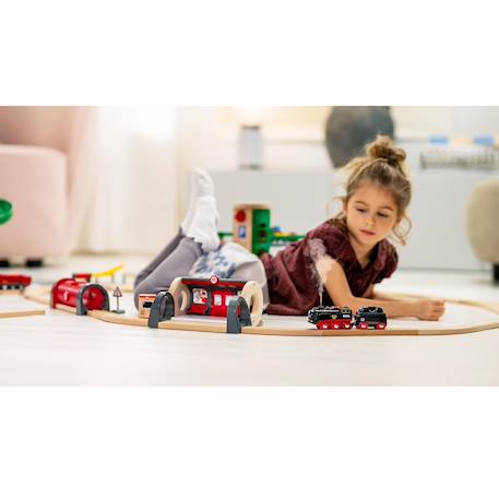 Locomotive à piles à vapeur Noir 6 - vertbaudet enfant 