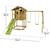 Kangui lotis wapiti - balançoires, toboggan, cabane avec balcon Marron 4 - vertbaudet enfant 