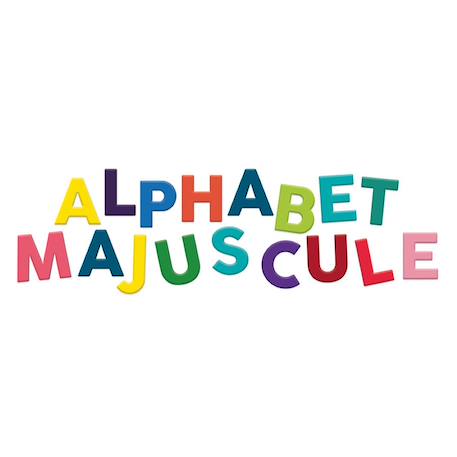 Magnets alphabet majuscule 77 pcs Beige 2 - vertbaudet enfant 