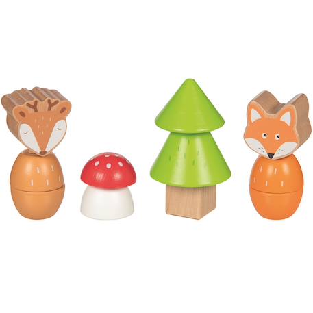 Blocs à visser les amis de la forêt Beige 1 - vertbaudet enfant 