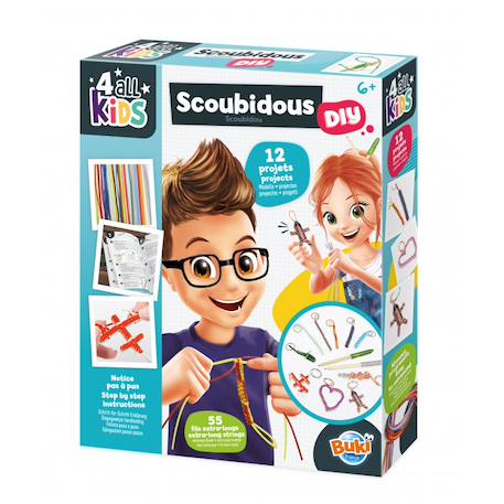 Kit créatif - scoubidous Bleu 1 - vertbaudet enfant 