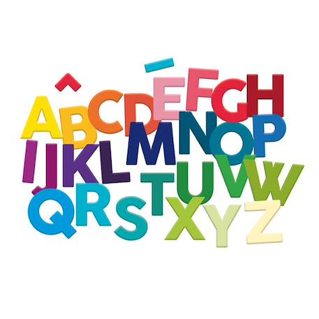 Magnets alphabet majuscule 77 pcs Beige 4 - vertbaudet enfant 