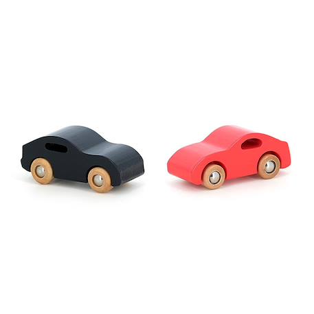 Coffret de 4 voitures en bois super cars Bleu 4 - vertbaudet enfant 