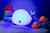 Veilleuse baleine avec télécommande Blanc+Bleu 9 - vertbaudet enfant 