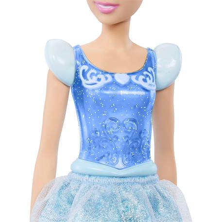 Cendrillon articulée avec tenue scintillante et accessoires Bleu 4 - vertbaudet enfant 