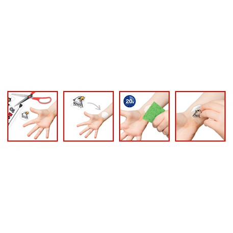 75 tattoos lavables rock Gris 3 - vertbaudet enfant 