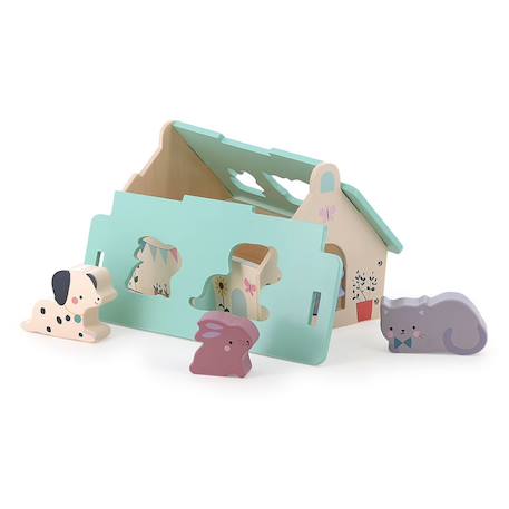 Mini ferme des formes Beige 4 - vertbaudet enfant 