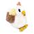 Peluche poule maman et son bébé Blanc 3 - vertbaudet enfant 