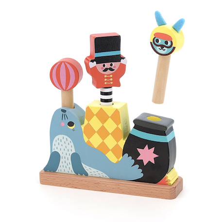 Pop-up en bois cirque Beige 1 - vertbaudet enfant 
