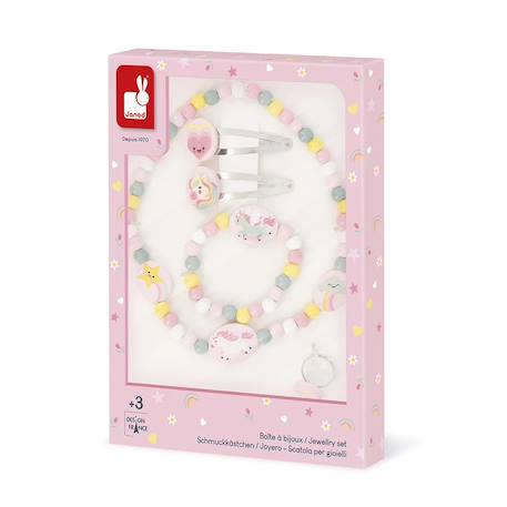 Bijoux en bois licorne Rose 2 - vertbaudet enfant 