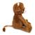 Peluche vache maman et son bébé marron Marron 5 - vertbaudet enfant 