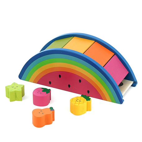 Boite à formes pastèque Bleu 3 - vertbaudet enfant 