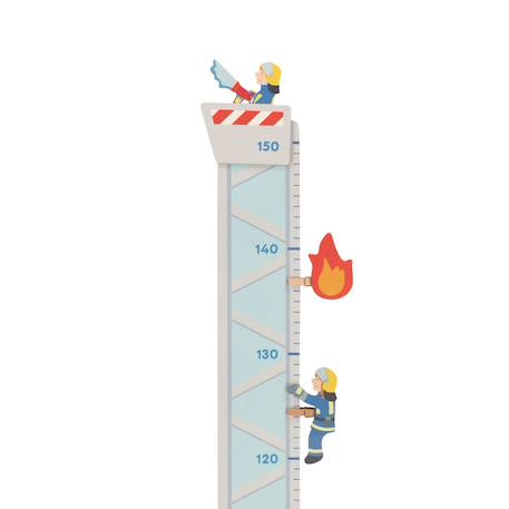Toise pompiers Gris 3 - vertbaudet enfant 
