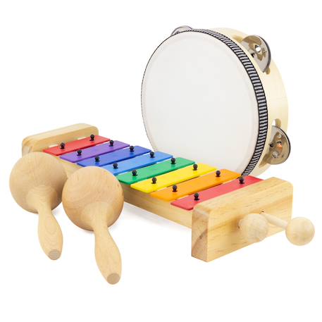 Set musical 3 instruments Beige 1 - vertbaudet enfant 