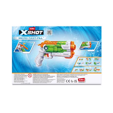 Xshot water - fast-fill micro blaster à eau Blanc et vert 6 - vertbaudet enfant 