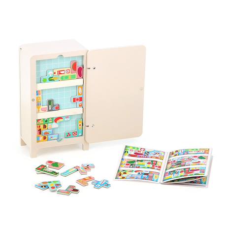 Jeu de logique en bois le frigo Beige 4 - vertbaudet enfant 