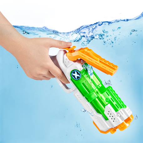Xshot water - fast-fill micro blaster à eau Blanc et vert 3 - vertbaudet enfant 