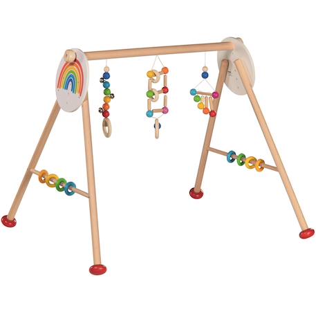 Portique d'activités arc-en-ciel Beige 1 - vertbaudet enfant 