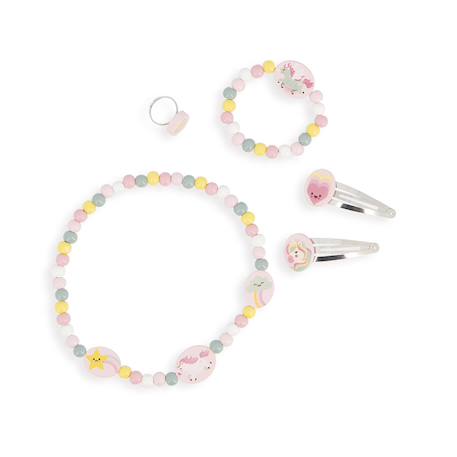 Fille-Accessoires-Bijoux en bois licorne