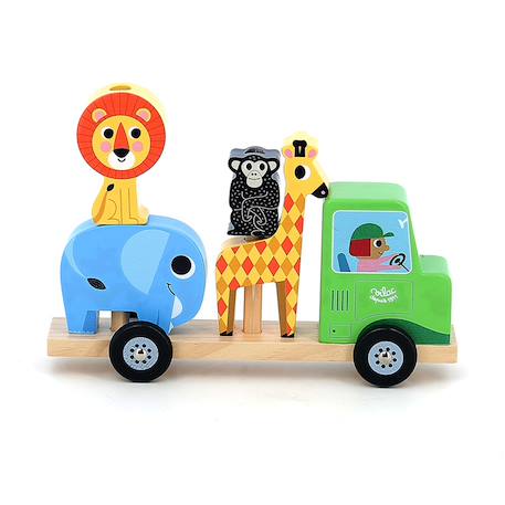 Empil’animo de la savane Vert 5 - vertbaudet enfant 