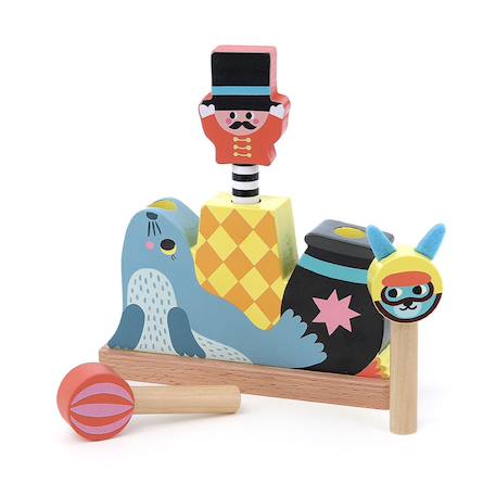 Pop-up en bois cirque Beige 2 - vertbaudet enfant 