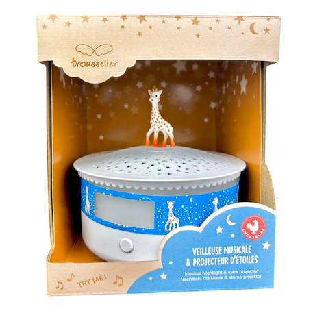 Veilleuse projecteur d'étoiles sophie la girafe Blanc 3 - vertbaudet enfant 