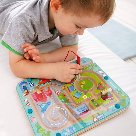 Jeu magnétique ville labyrinthe Bleu 4 - vertbaudet enfant 