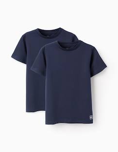 Garçon-T-shirt, polo, sous-pull-T-shirt-Pack 2 t-shirts en coton