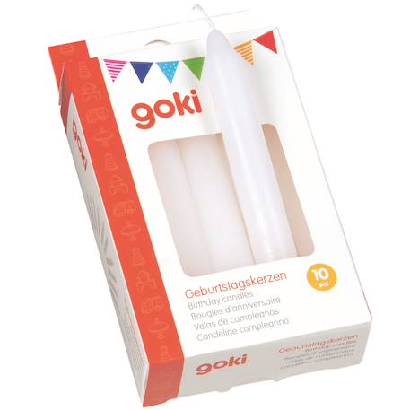 Set de bougies anniversaire Blanc 1 - vertbaudet enfant 