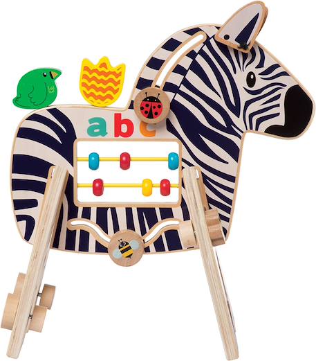 Jouet d'activité zèbre safari Beige 4 - vertbaudet enfant 