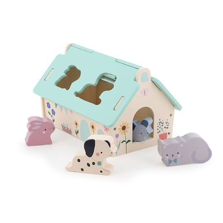 Mini ferme des formes Beige 1 - vertbaudet enfant 