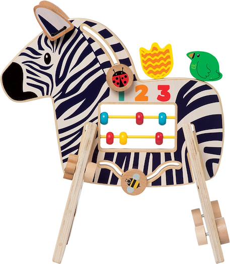 Jouet d'activité zèbre safari Beige 3 - vertbaudet enfant 