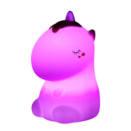 Veilleuse licorne avec télécommande Blanc+Rose 11 - vertbaudet enfant 