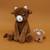Peluche vache maman et son bébé marron Marron 3 - vertbaudet enfant 