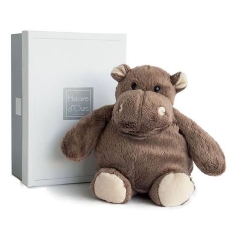 Peluche hippo 23 cm Marron 1 - vertbaudet enfant 
