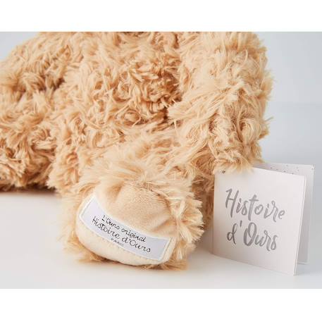 Ours en peluche beige 34 cm Beige 5 - vertbaudet enfant 