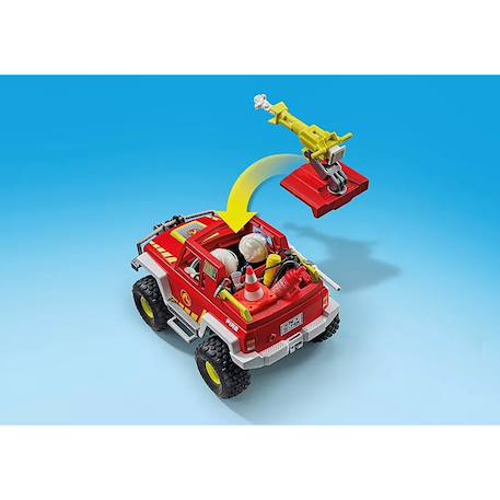 Action heroes véhicule de pompiers avec bidon enflammé 71824 Multicolore 4 - vertbaudet enfant 