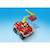 Action heroes véhicule de pompiers avec bidon enflammé 71824 Multicolore 4 - vertbaudet enfant 