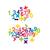 Magnets en bois 58 chiffres Beige 2 - vertbaudet enfant 
