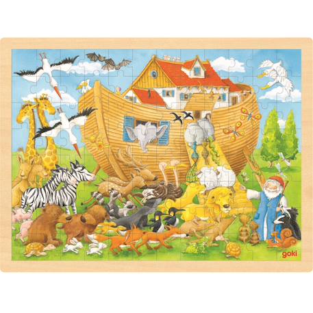 Puzzle entrée dans l'arche de noé Beige 2 - vertbaudet enfant 