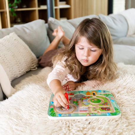 Jeu magnétique ville labyrinthe Bleu 5 - vertbaudet enfant 